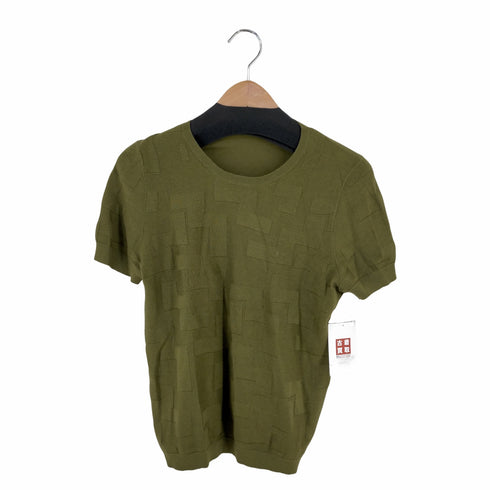 ジルサンダーネイビー JIL SANDER NAVY カシミヤ混 半袖ニット レディース
