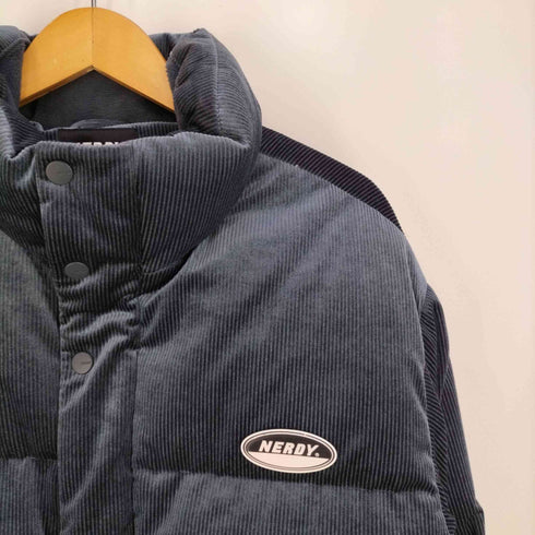 ノルディー nerdy Corduroy Velvet Down Jacket コーデュロイ ベルベット ダウンジャケット メンズ import:M