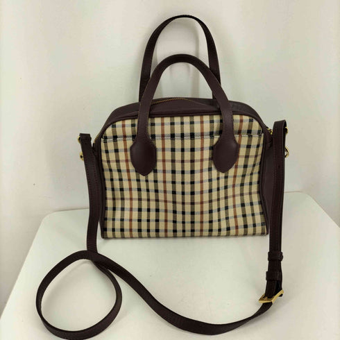 ダックス DAKS チェックハンドバッグ レディース