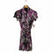 ヴィヴィアンタム VIVIENNE TAM 09SS フリル加工花柄ナイロンワンピース レディース JPN:0