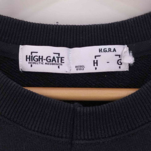 ハイゲート HIGH-GATE プリント クルーネックスウェット メンズ JPN:1