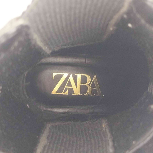 ザラ ZARA サイドゴアチェルシーブーツ レディース EUR:36