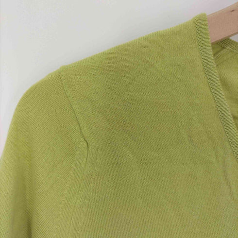 ジョンスメドレー JOHN SMEDLEY 90S 英国製 Sea Island Cotton Vネック カットソー レディース import:S