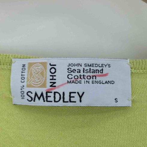 ジョンスメドレー JOHN SMEDLEY 90S 英国製 Sea Island Cotton Vネック カットソー レディース import:S