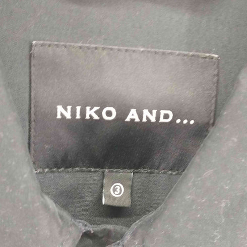 ニコアンド Niko and... スウェードライクシャツジャケット メンズ JPN:M