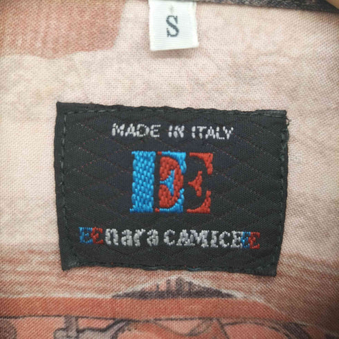ナラカミーチェ NARA CAMICIE イタリア製 総柄 シャツ メンズ import:S