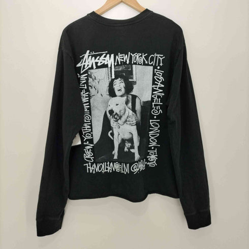 ステューシー Stussy 80s バックプリント クルーネックTシャツ メンズ import:M