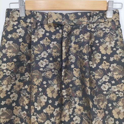 アーバンリサーチ URBAN RESEARCH フラワージャカード テーパード パンツ レディース 38