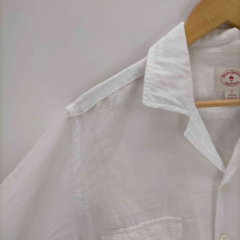 ブルックスブラザーズ BROOKS BROTHERS オープンカラーリネンシャツ メンズ JPN:S