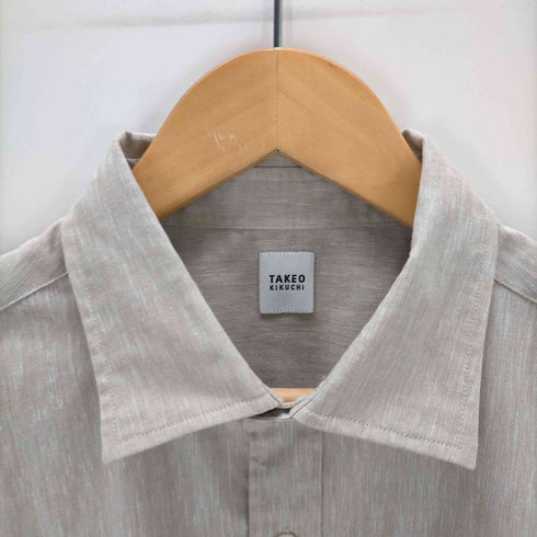 タケオキクチ TAKEO KIKUCHI リネン混シャツ メンズ JPN:3