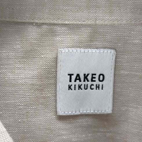 タケオキクチ TAKEO KIKUCHI リネン混シャツ メンズ JPN:3