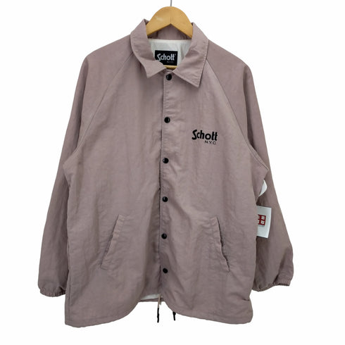 ショット Schott Coach Jacket OVAL LOGO コーチジャケット メンズ xl