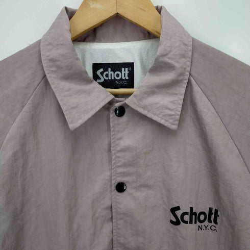ショット Schott Coach Jacket OVAL LOGO コーチジャケット メンズ xl