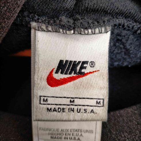 ナイキ NIKE 90S 白タグ USA製 スウォッシュロゴ プルオーバーパーカー メンズ JPN:M