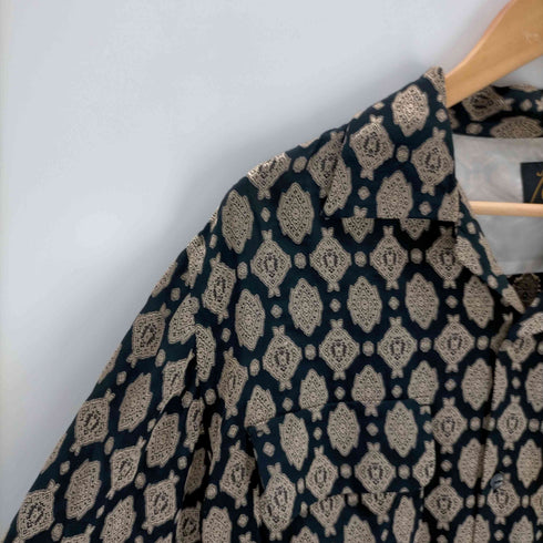 ニードルズ Needles 20SS Cut-O ff Bottom Classic Shirt-Ac/Cu Jc/Fine Pattern メンズ JPN:M
