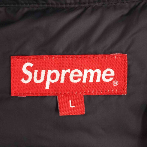 シュプリーム Supreme 21FW Micro Down Half Zip Hooded Pullover マイクロ ダウン ハーフジップ フード プルオーバー メンズ import:L