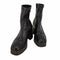 エイソス asos フェイクレザーヒールブーツ レディース EUR:37