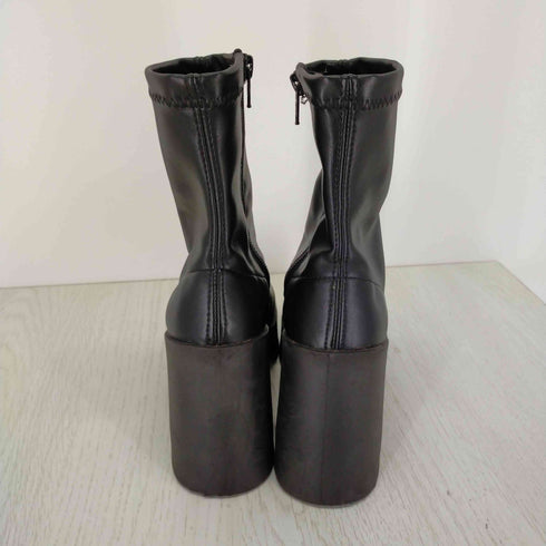 エイソス asos フェイクレザーヒールブーツ レディース EUR:37