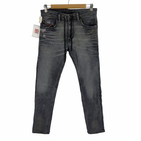 ディーゼル DIESEL THOMMER CB-NE ジョグジーンズ ドローコードブラックデニム メンズ W32