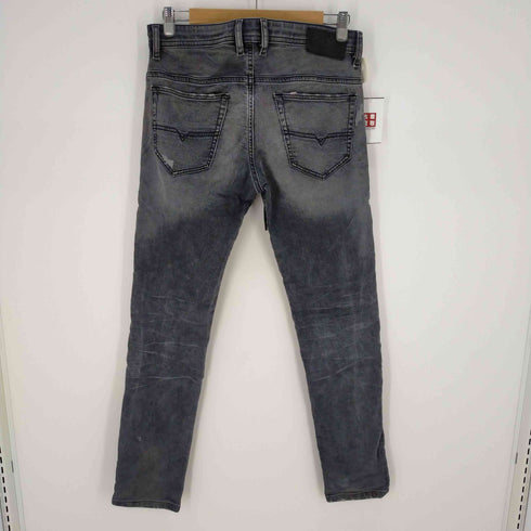 ディーゼル DIESEL THOMMER CB-NE ジョグジーンズ ドローコードブラックデニム メンズ W32