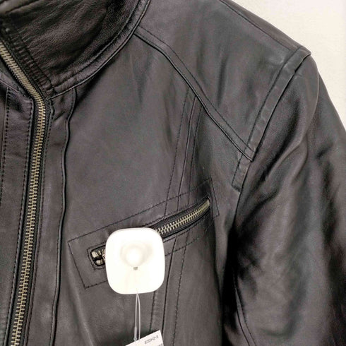 ジャックローズ JACKROSE 00s 裏地キルティングシープレザージップブルゾン メンズ JPN:4
