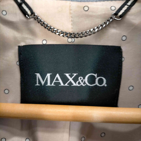 マックスアンドコー MAX & CO. ダブルブレストリバーコート レディース JPN:36