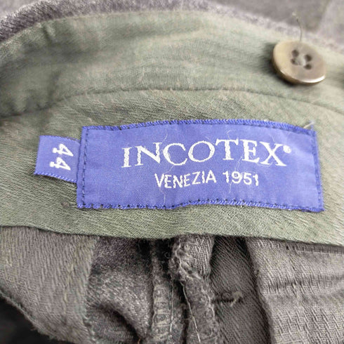 インコテックス INCOTEX イタリア製 SUPER100% センタープレスウールスラックス メンズ JPN:44