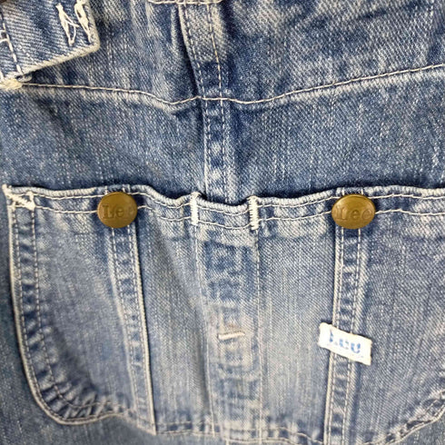 リー Lee テーパードデニムサロペット レディース M