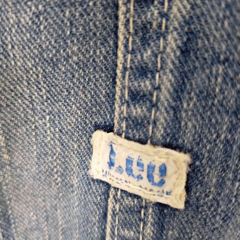 リー Lee テーパードデニムサロペット レディース M