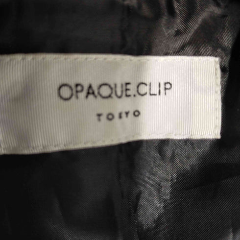 オペークドットクリップ OPAQUE.CLIP ウーリッシュトロピカル テーラードジレ レディース FREE