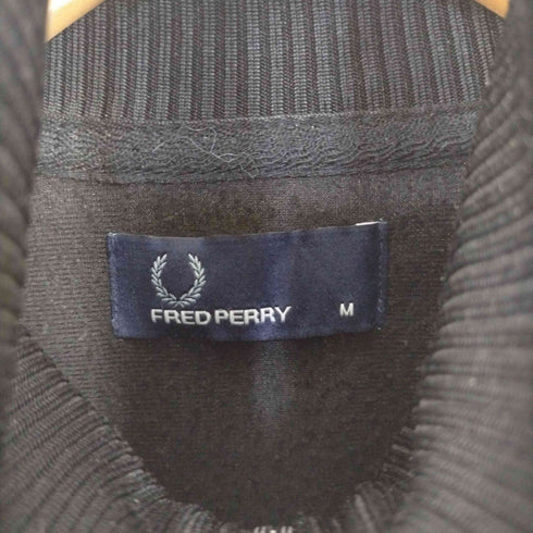 フレッドペリー FRED PERRY 月桂樹刺繍 サテン トラックジャケット メンズ import:M