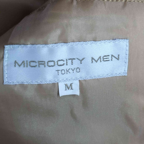 MICROCITY MEN マオカラーサテン比翼ジャケット メンズ JPN:M