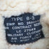B-3 フライトジャケット MILITARY CLOTHING AIR FORCE JKT U.S. ARMY STYLE メンズ JPN:L
