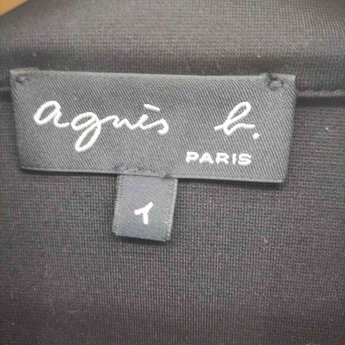 アニエスベー agnes b. フルジップ デザイン ネック トップス トラック ジャケット レディース イ