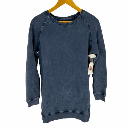 ディーゼル DIESEL 90SMADE IN BULGARIA インディゴ染スウェットチュニック レディース JPN:XS