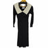 エピヌ epine collar design Vneck knit onepiece レディース