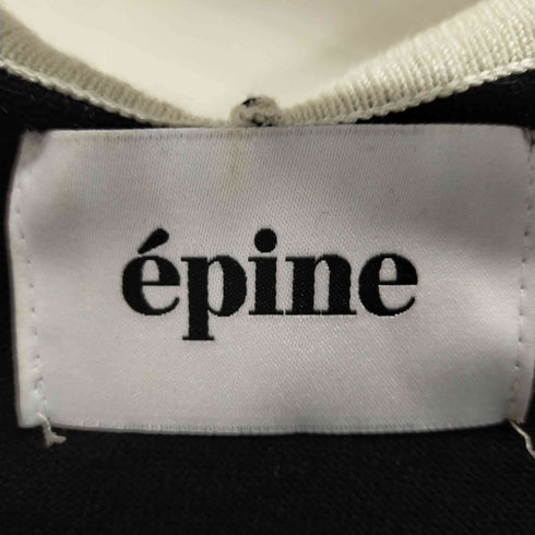 エピヌ epine collar design Vneck knit onepiece レディース