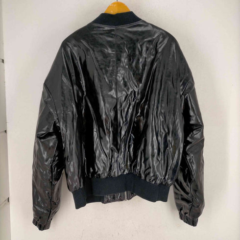 ザラ ZARA エナメルパファージャケット メンズ JPN:XL