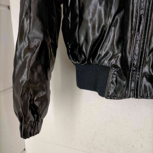 ザラ ZARA エナメルパファージャケット メンズ JPN:XL