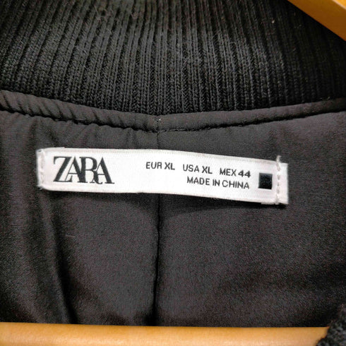 ザラ ZARA エナメルパファージャケット メンズ JPN:XL