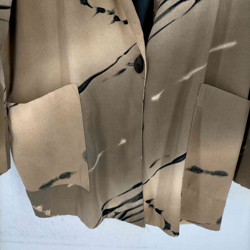 MADE IN USA 総柄 ポリエステルジャケット メンズ JPN:L