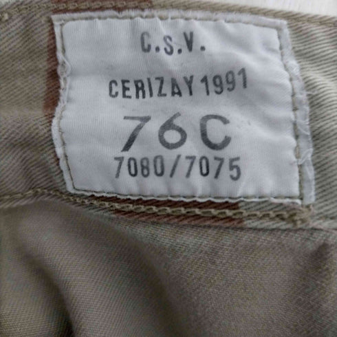 90S C.S.V. フランス軍 CCEカモ カーゴパンツ レディース 76C