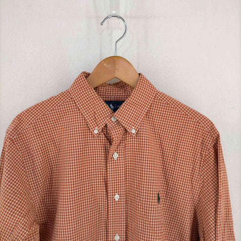 ラルフローレン RALPH LAUREN CLASSIC FIT ギンガムチェック ポニー刺繍 BDシャツ メンズ JPN:M