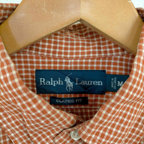 ラルフローレン RALPH LAUREN CLASSIC FIT ギンガムチェック ポニー刺繍 BDシャツ メンズ JPN:M