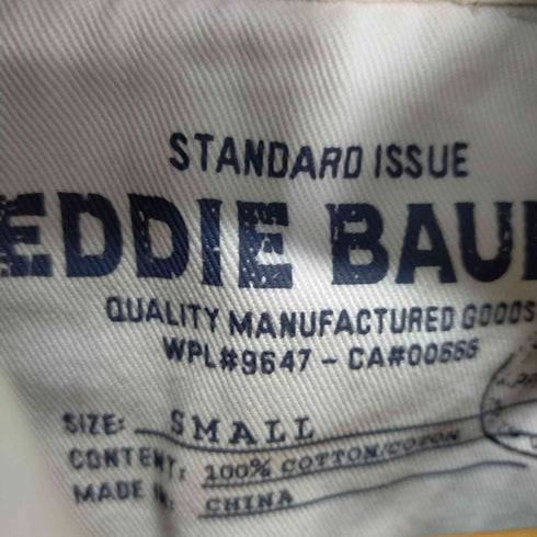 エディーバウアー Eddie Bauer コットン100 ボーダー長袖ラガーシャツ メンズ JPN:S