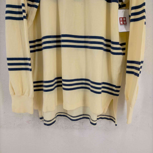 ポロバイラルフローレン Polo by RALPH LAUREN ボーダー ポニー刺繍 LS ポロシャツ メンズ import:L