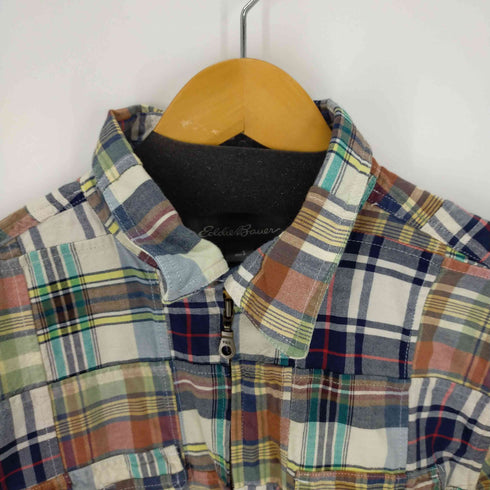 エディーバウアー Eddie Bauer パッチワーク ジップ ジャケット メンズ JPN:S