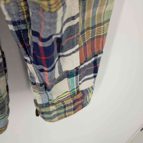 エディーバウアー Eddie Bauer パッチワーク ジップ ジャケット メンズ JPN:S
