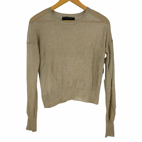 ラグアンドボーン rag & bone レーヨンラメL/S TEE レディース JPN:S