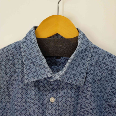 マッキントッシュ ロンドン Mackintosh LONDON 総柄デザイン長袖シャツ メンズ import:L